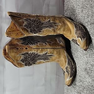 Womens Corral Wing Cowboy Boots sz 9M